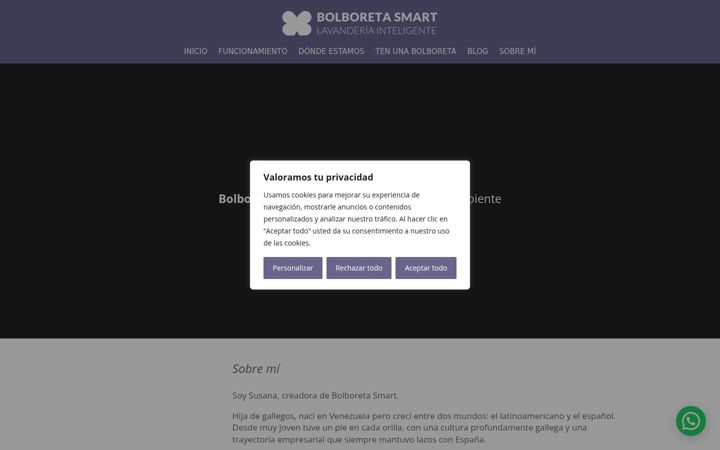 Screenshot of bolboretasmart.com