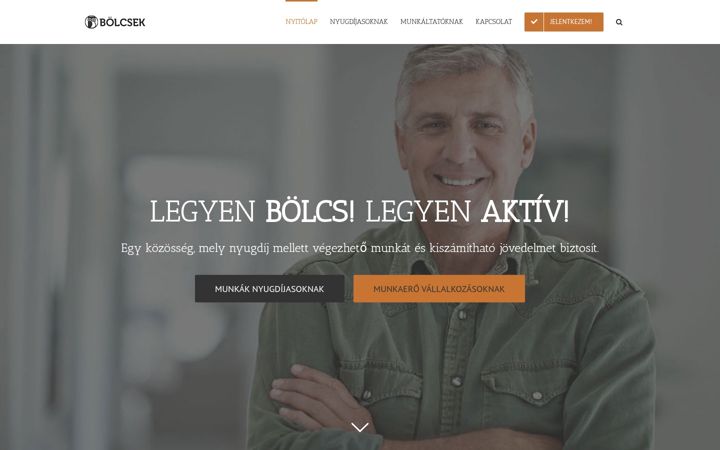 Screenshot of bolcsek.hu