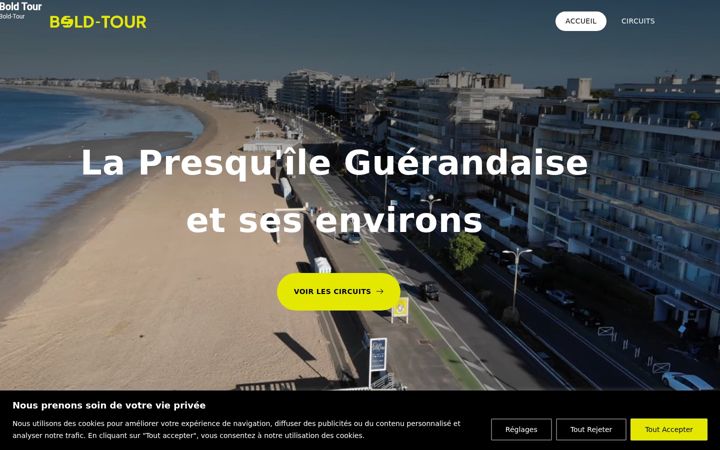 Screenshot of bold-tour.fr
