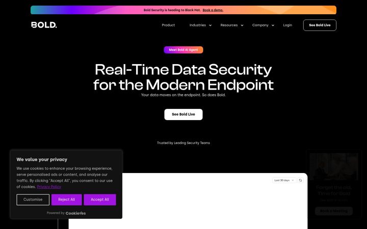 Screenshot of bold.security