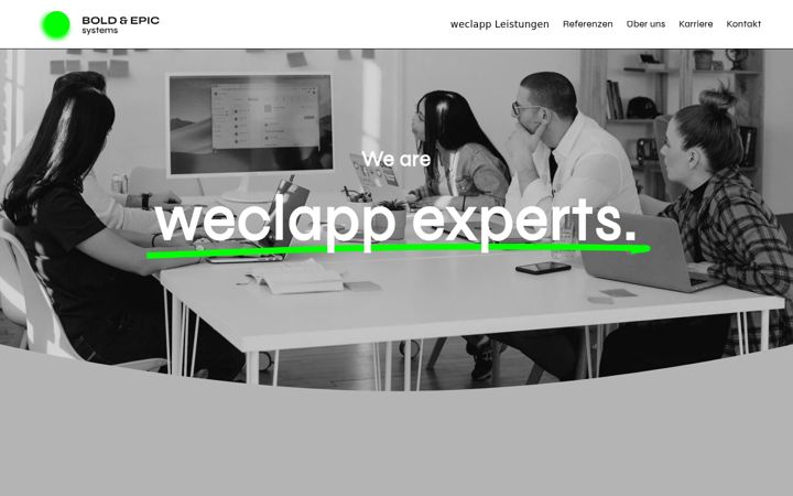 Screenshot of boldandepic-systems.com