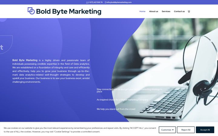 Screenshot of boldbytemarketing.com