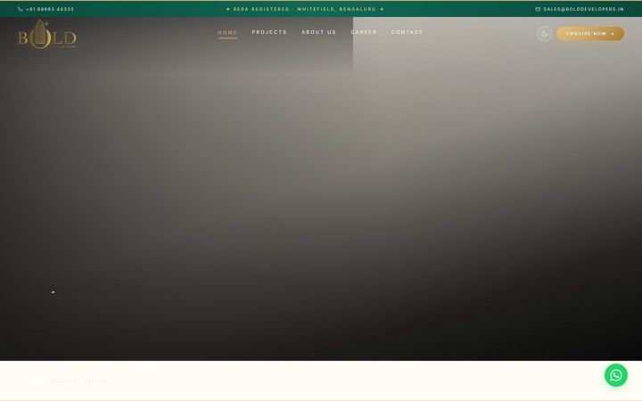 Screenshot of bolddevelopers.in