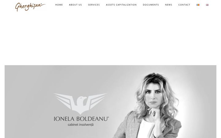 Екранна снимка на boldeanu-insolventa.ro