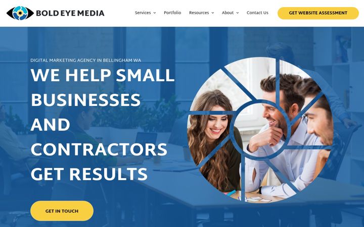 Screenshot of boldeyemedia.com