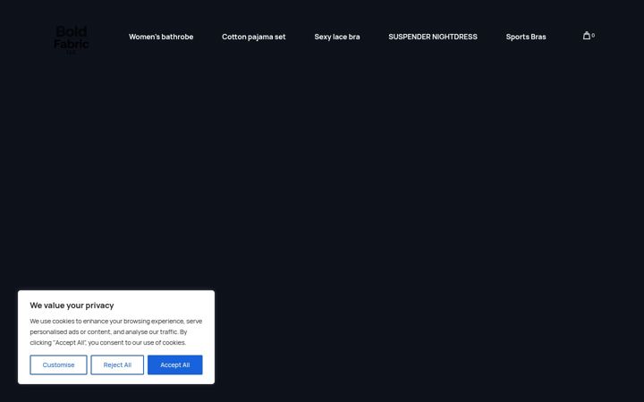 Screenshot of boldfabricllc.com