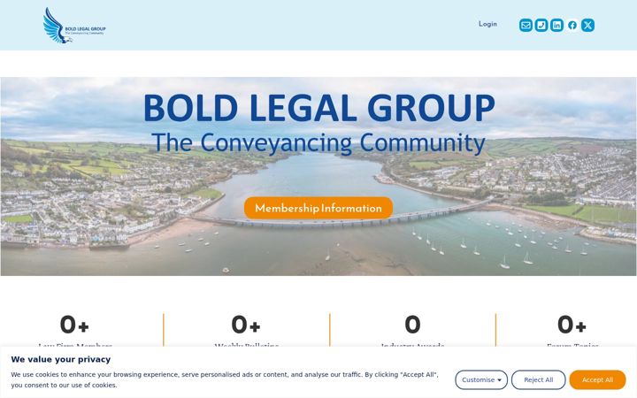 Screenshot of boldgroup.co.uk