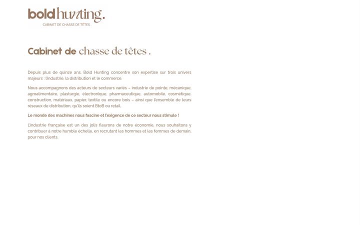Screenshot of boldhunting.fr