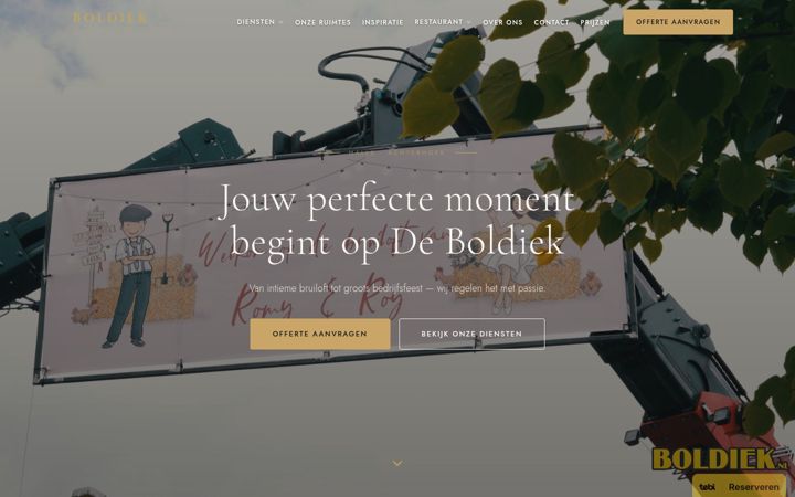 Screenshot of boldiek.nl