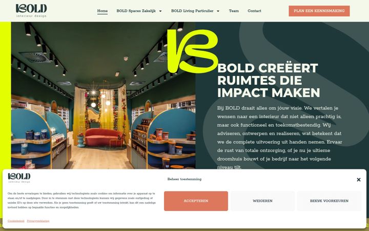 Screenshot ta' boldinterieurdesign.nl
