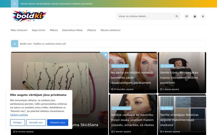 Screenshot of boldki.com