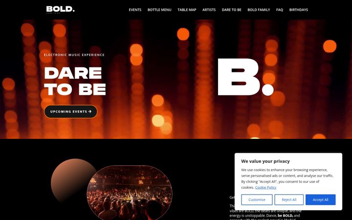 Screenshot of boldmadrid.com