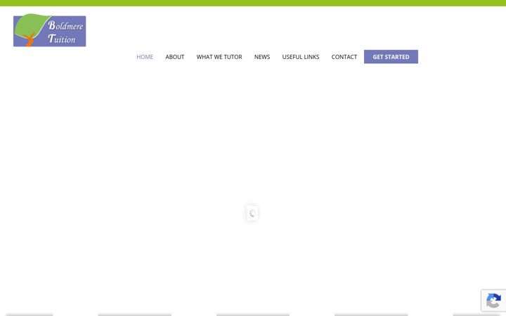 Screenshot of boldmeretuition.co.uk