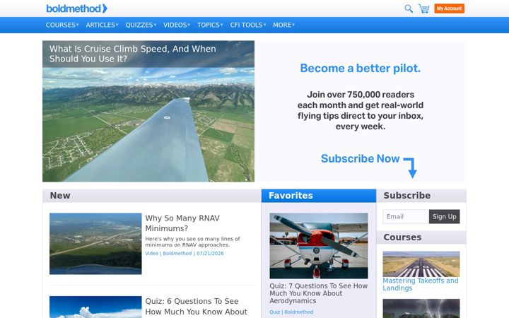 Screenshot of boldmethod.com