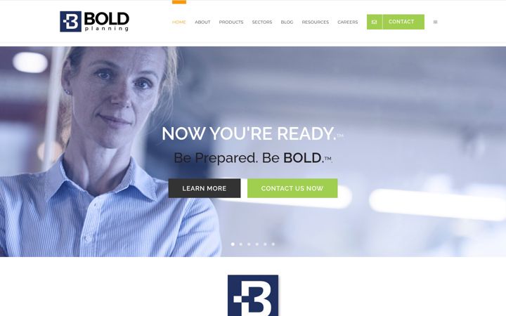 Capture d'écran de boldplanning.com