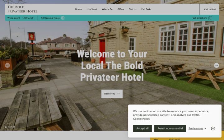 Екранна снимка на boldprivateer.co.uk