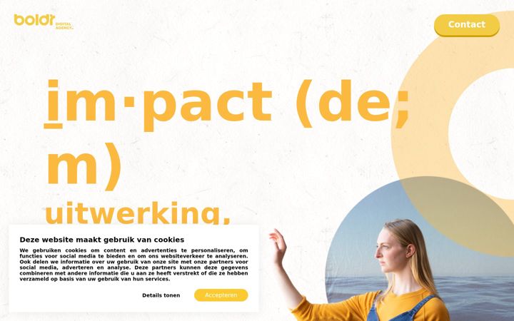 Screenshot of boldr.agency