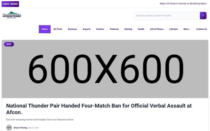 Screenshot of boldreelscentral.nl
