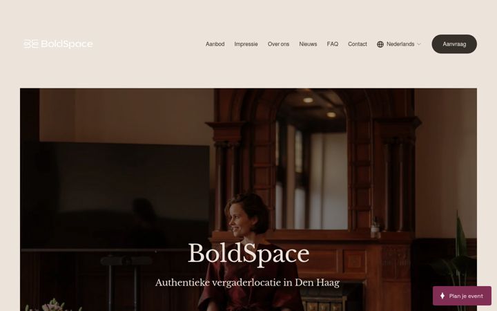 Screenshot of boldspace.org