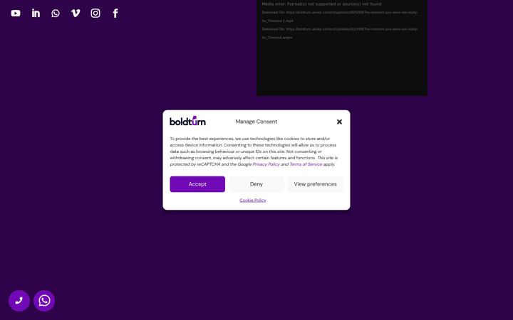 Screenshot of boldturn.uk