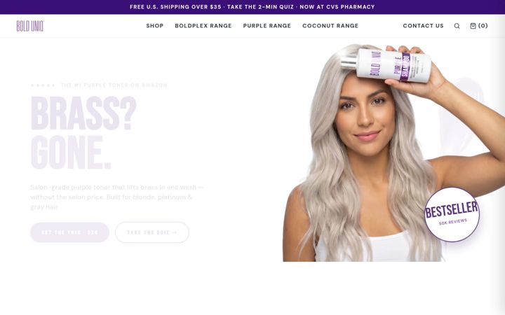 Screenshot of bolduniq.com