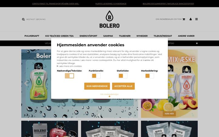 Screenshot of bolerosaft.dk