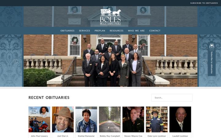 Screenshot of bolesbiggs.com