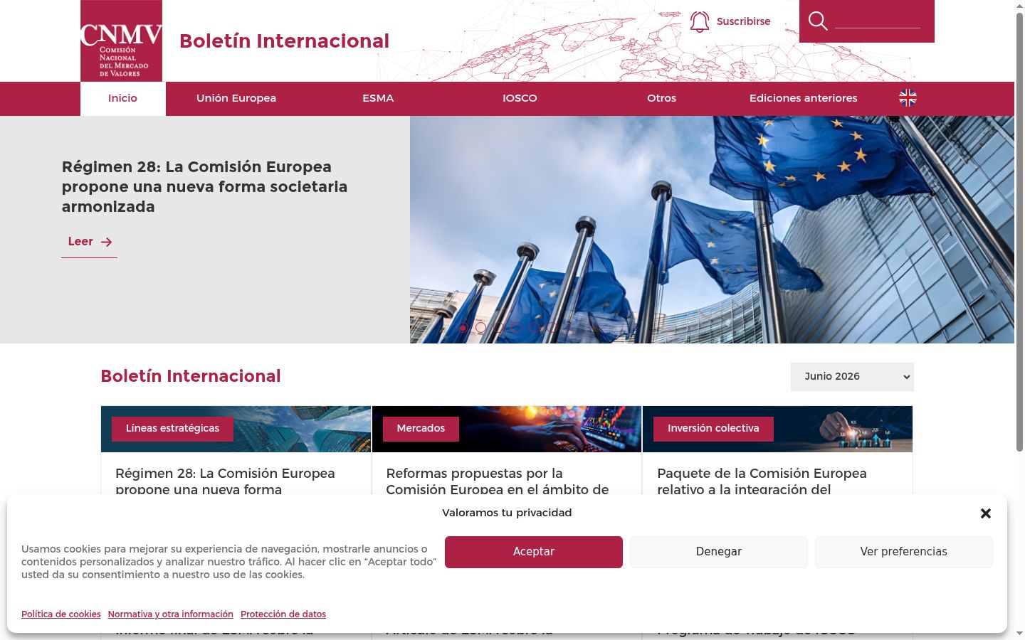 Sutikimo reklamjuostės, rodytos prieš bet kokią sąveiką, ekrano kopija