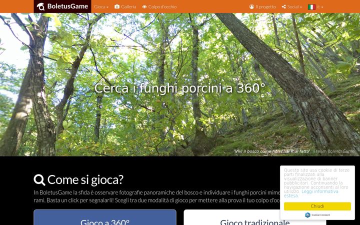 Skjermbilde av boletusgame.com