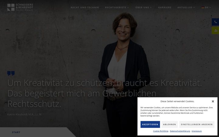 Screenshot of bolex.de