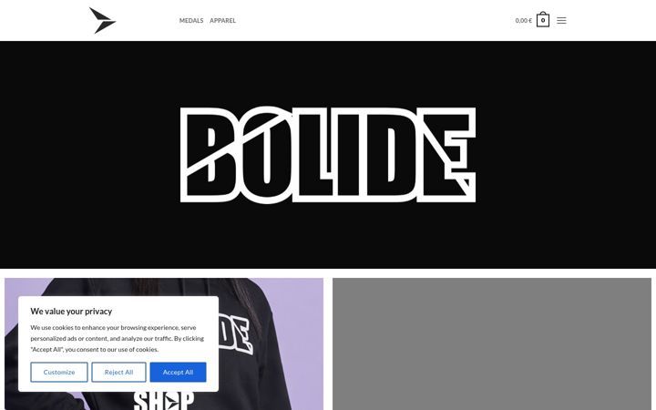 Screenshot of bolide.gr