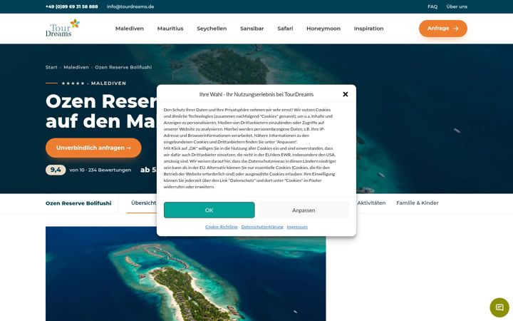Screenshot of bolifushi.de