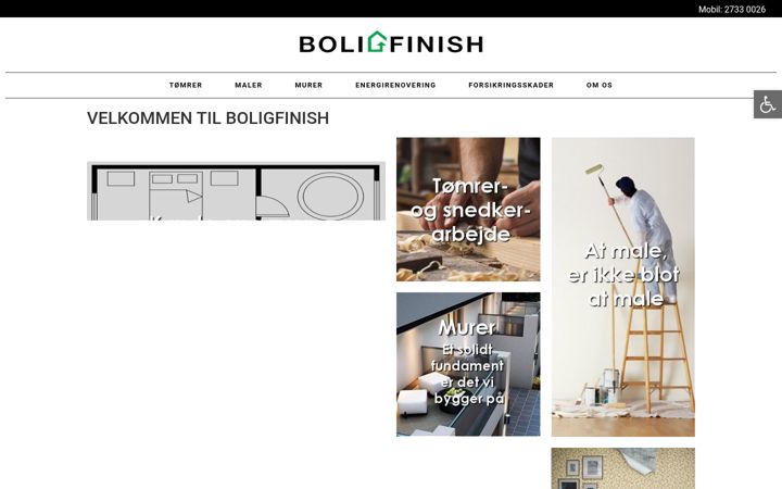 Képernyőkép: boligfinish.dk