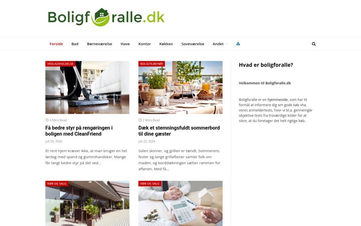 Screenshot of boligforalle.dk