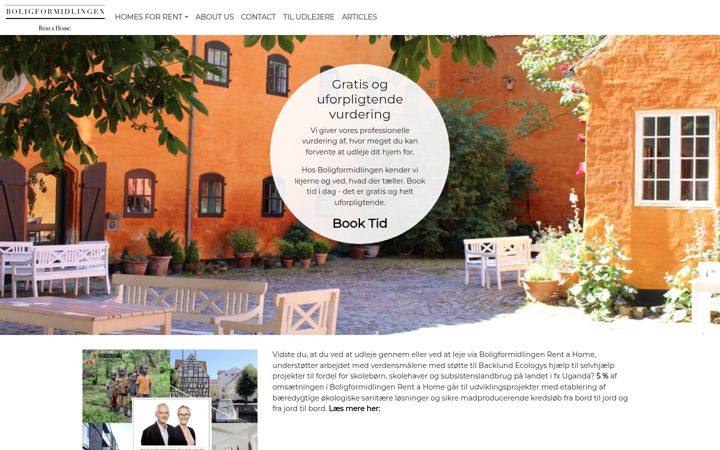 Screenshot of boligformidlingen.com