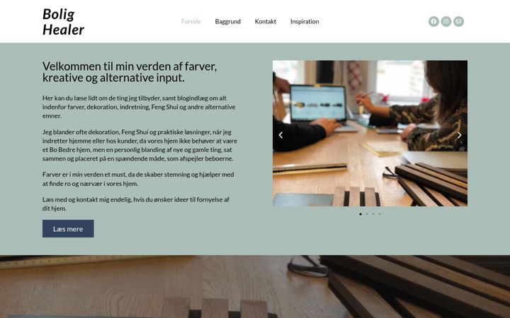 Screenshot of bolighealer.com