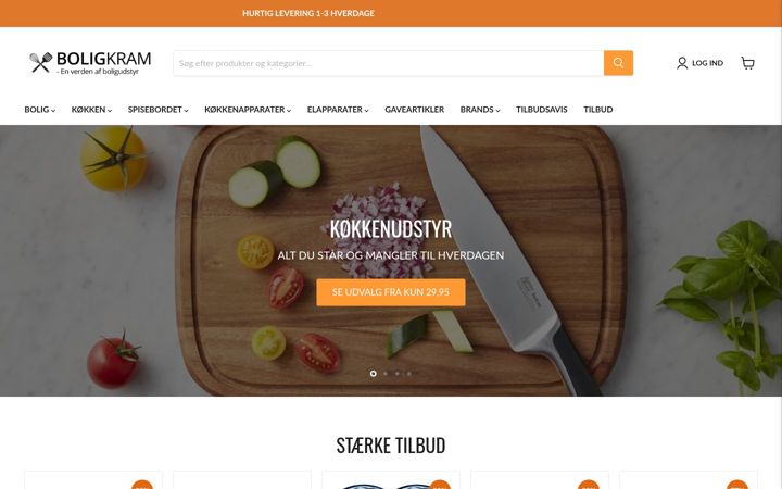 Screenshot of boligkram.dk