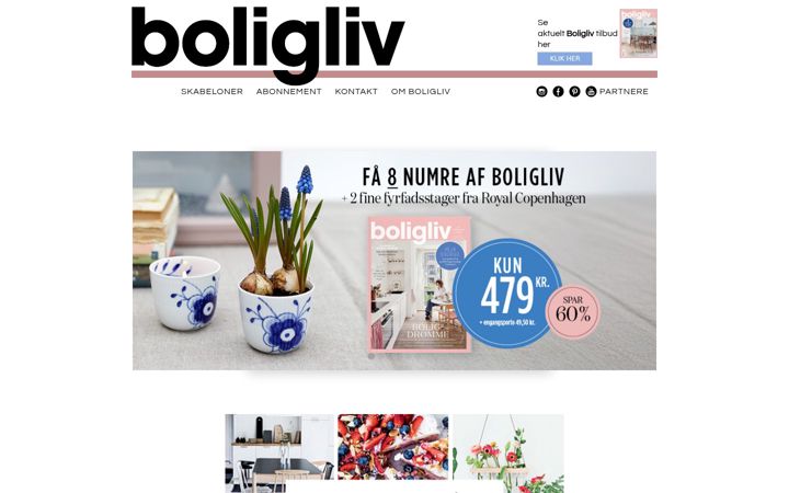 Screenshot of boligliv.dk
