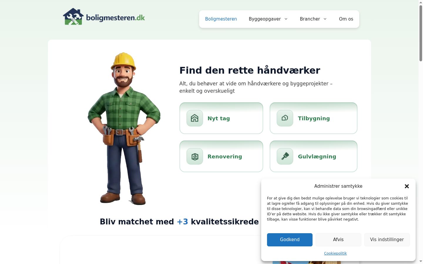 Ekrānuzņēmums ar piekrišanas baneri, kas tika rādīts pirms jebkādas mijiedarbības