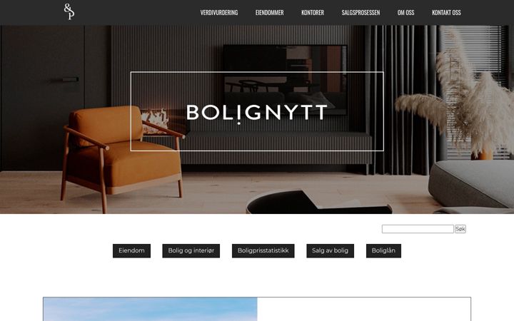 Screenshot ta' bolignyttfredrikstad.no