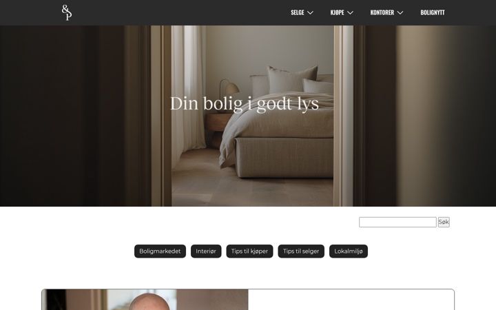 Screenshot ta' bolignyttoslo.no