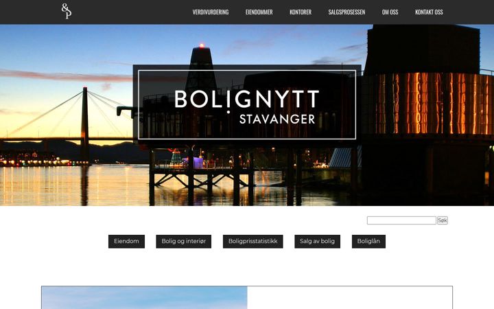 Screenshot von bolignyttstavanger.no