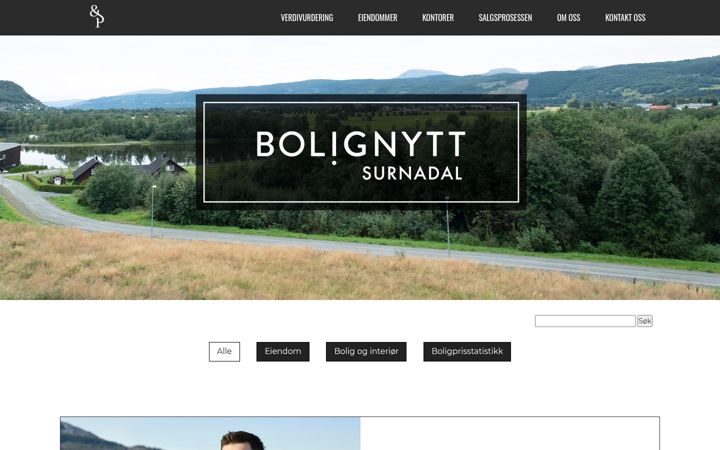 Screenshot von bolignyttsurnadal.no