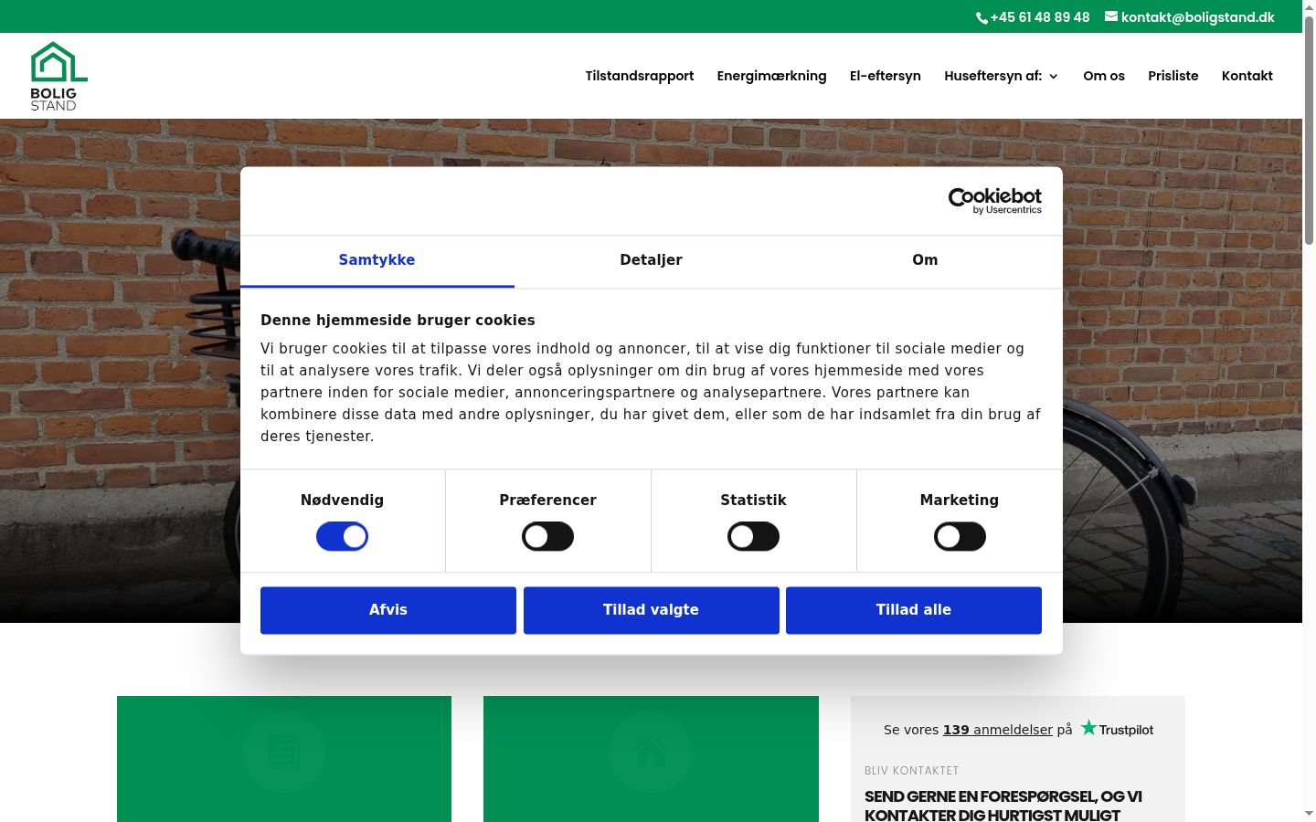 Screenshot tal-banner tal-kunsens muri qabel kwalunkwe interazzjoni
