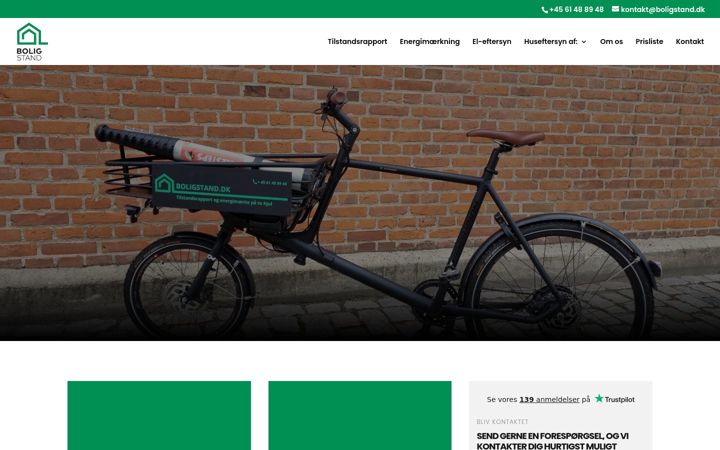 Screenshot of boligstand.dk