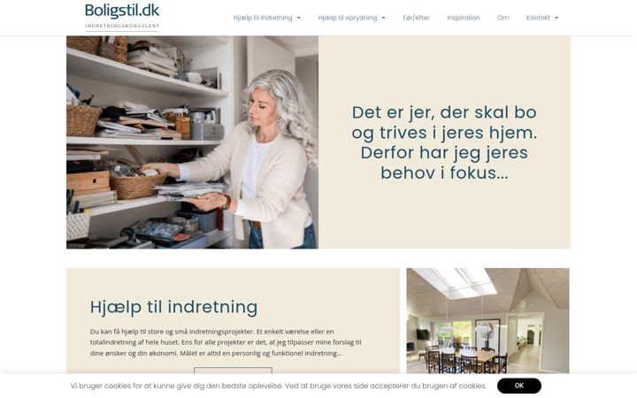 Screenshot of boligstil.dk