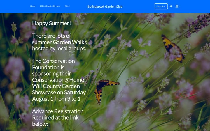 Screenshot of bolingbrook-garden-club.square.site