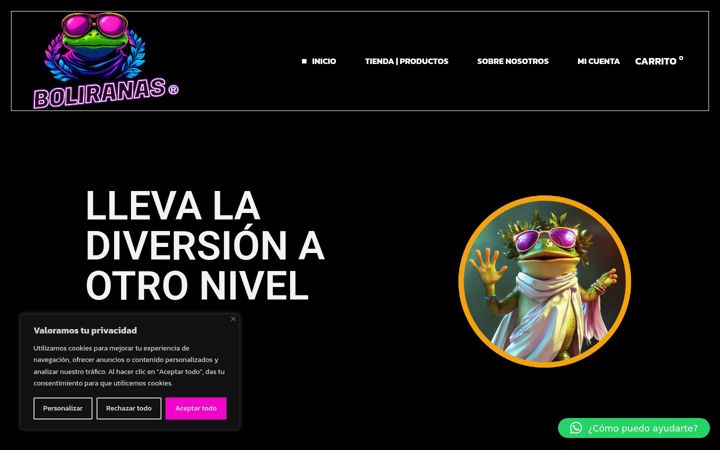 Screenshot of boliranas.es