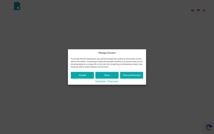 Screenshot of bolita-events.com