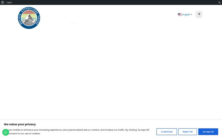 Screenshot ta' bolivia-expeditions.com
